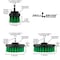 Drill Brush Power Scrubber By Useful Products 5 in W 5 in L Brush, Green G-S-542-QC-DB - alternate 3